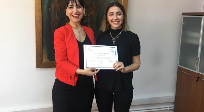 Eğitim Grubuma Sertifikalarını Verdim